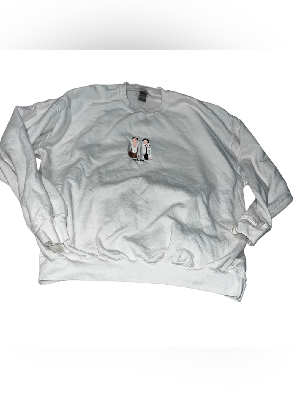 Vampire diaries embroidered sweatshirt xl